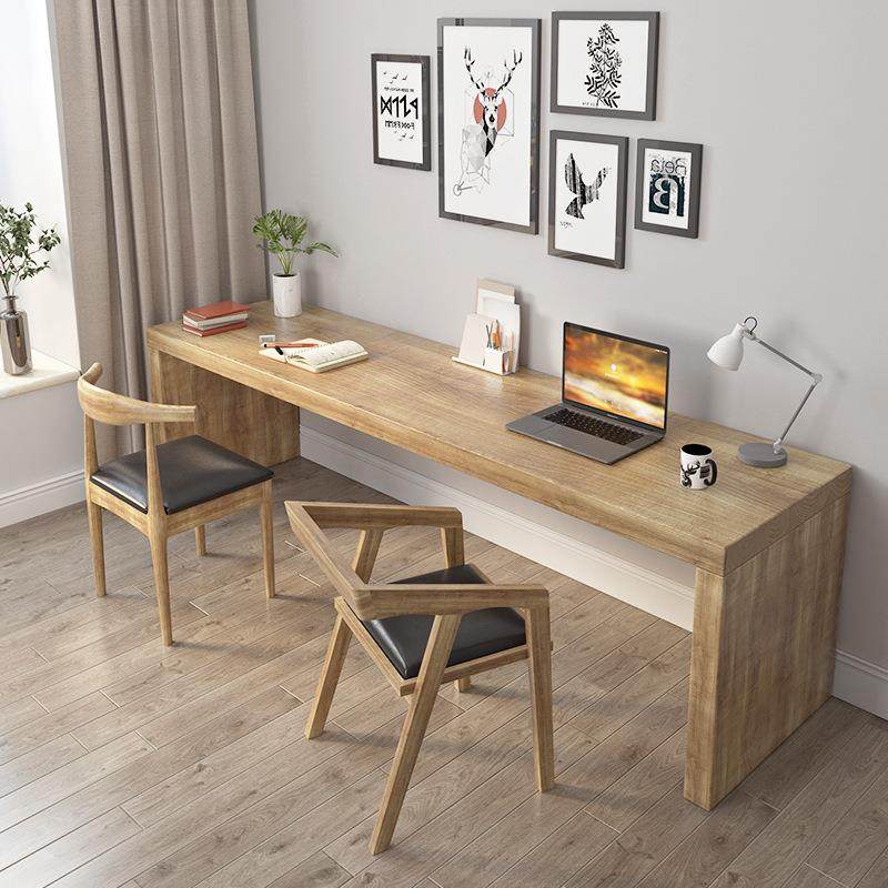 北欧实木家用靠墙学习桌子办公室工作桌休闲简约双人电脑办公桌子,纺织面料/辅料/配套,纺织机械配件,淘宝优惠券,粉丝福利购,淘宝优惠卷