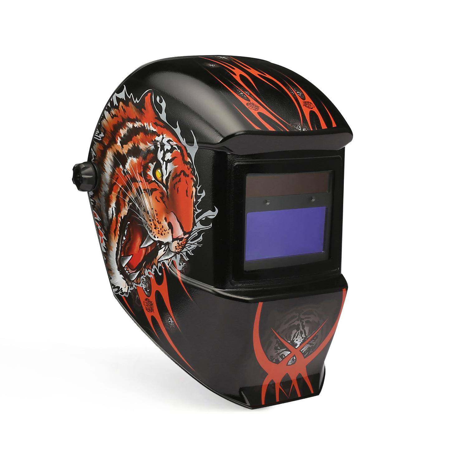 ALOE-433自动变光氩弧焊电焊焊接面罩焊工专用焊帽磨砂黑印花老虎,机械设备,其他机械设备,淘宝优惠券,粉丝福利购,淘宝优惠卷