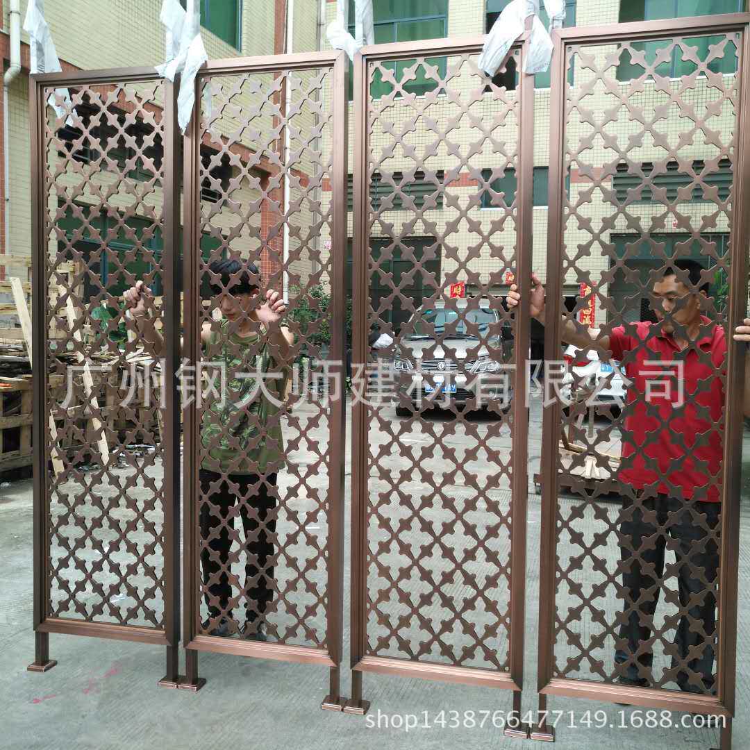 供应不锈钢镀锌钢板楼层板花铝单板冲孔办公室移动隔断钢格板钢制