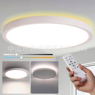 吸顶灯led超薄卧室灯暖白光小夜灯简约现代家装照明直销密封