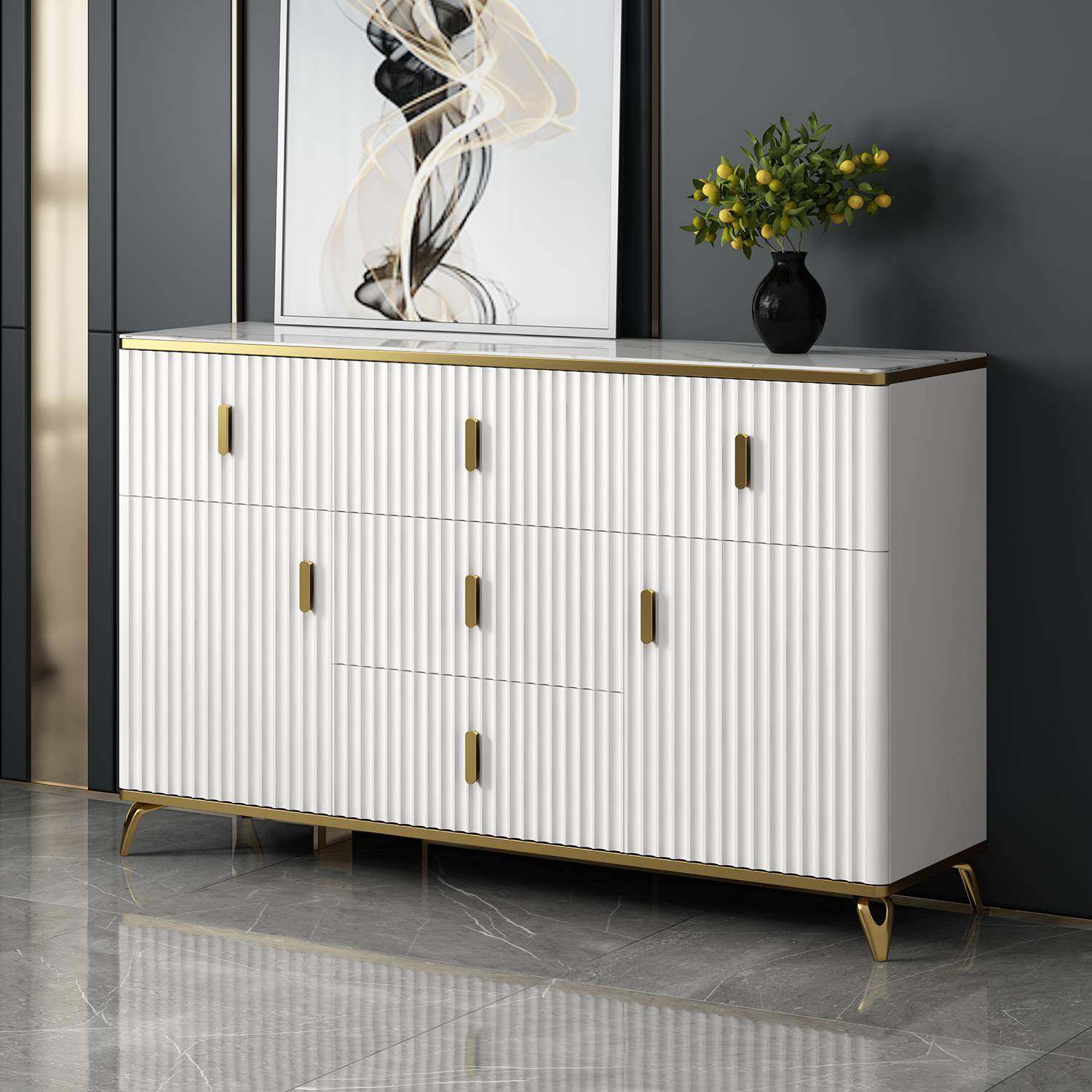 W7轻奢岩板卧室五斗柜收纳柜储物柜大容量抽屉柜白色靠墙客厅五斗,鲜花速递/花卉仿真/绿植园艺,割草机/草坪机,淘宝优惠券,粉丝福利购,淘宝优惠卷