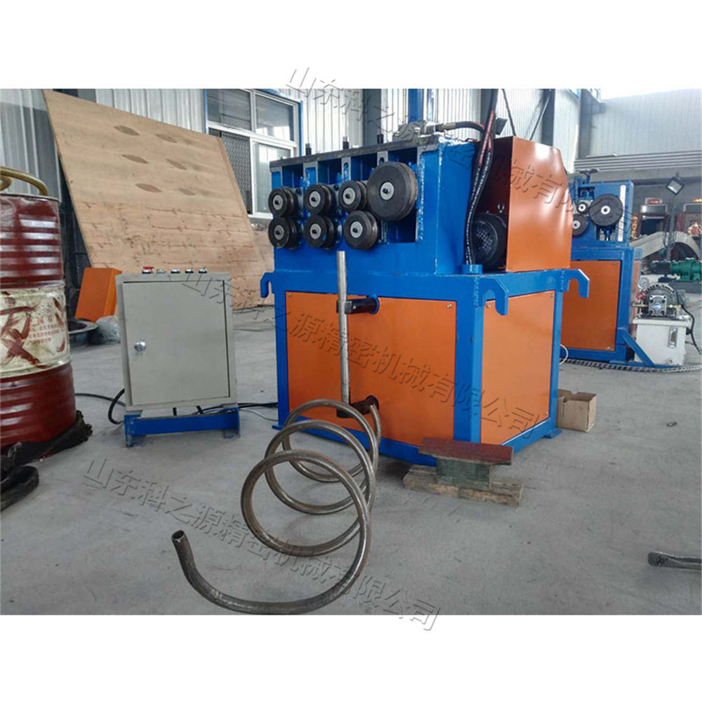 小型圆钢扁钢弯管机 蒸发器换热器盘管机 金属管材弯弧加工成型机