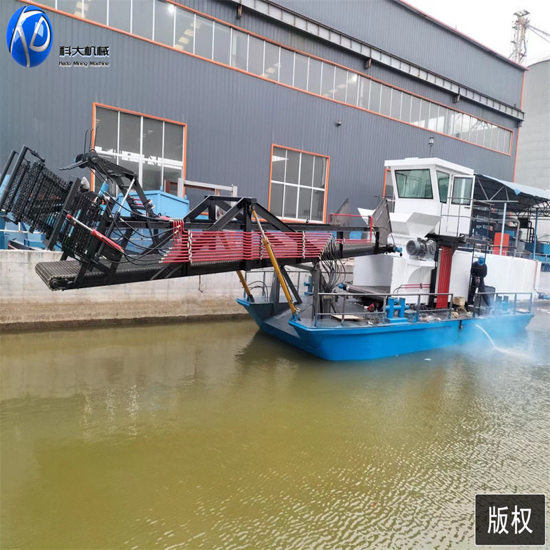 河面垃圾打捞船水库清理水上漂浮物机械设备四川保洁船