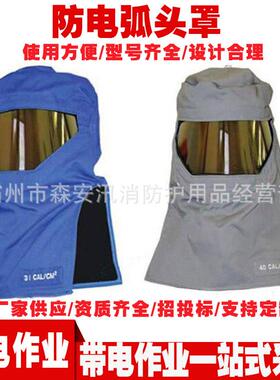 头部保护罩FH20BL/FH40GYLT防电弧头罩配电房用防电弧保护罩