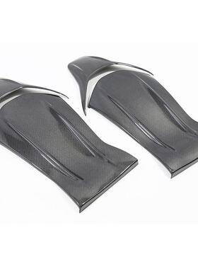 适用于奔驰GTCLAGLAA45E63C63AMG碳纤维座椅靠背椅背贴一对