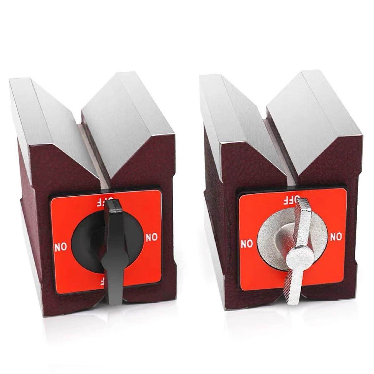 磁性三角台直角磁力座V型磁块磁台线切割磁铁7K12K磁型V型架