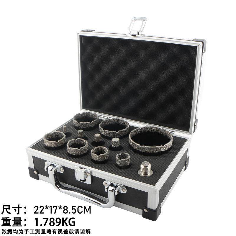 M14钎焊金刚石大理石花岗岩瓷砖扩孔器角磨机用钻头石材石材钻头