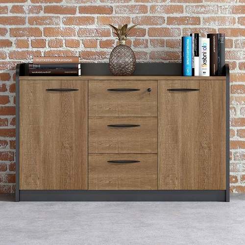 办公室矮柜储物柜办公柜资料抽屉柜带锁收纳柜文件小柜子打印机柜