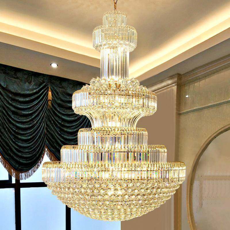 欧式复式楼大吊灯现代简约别墅楼中楼客厅水晶吊灯中空长吊灯灯具,鲜花速递/花卉仿真/绿植园艺,割草机/草坪机,淘宝优惠券,粉丝福利购,淘宝优惠卷