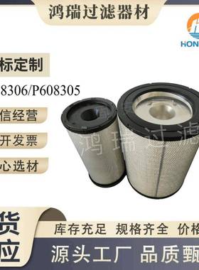 4199162矿车空滤2673004宽体车空气滤清器P608306/P608305