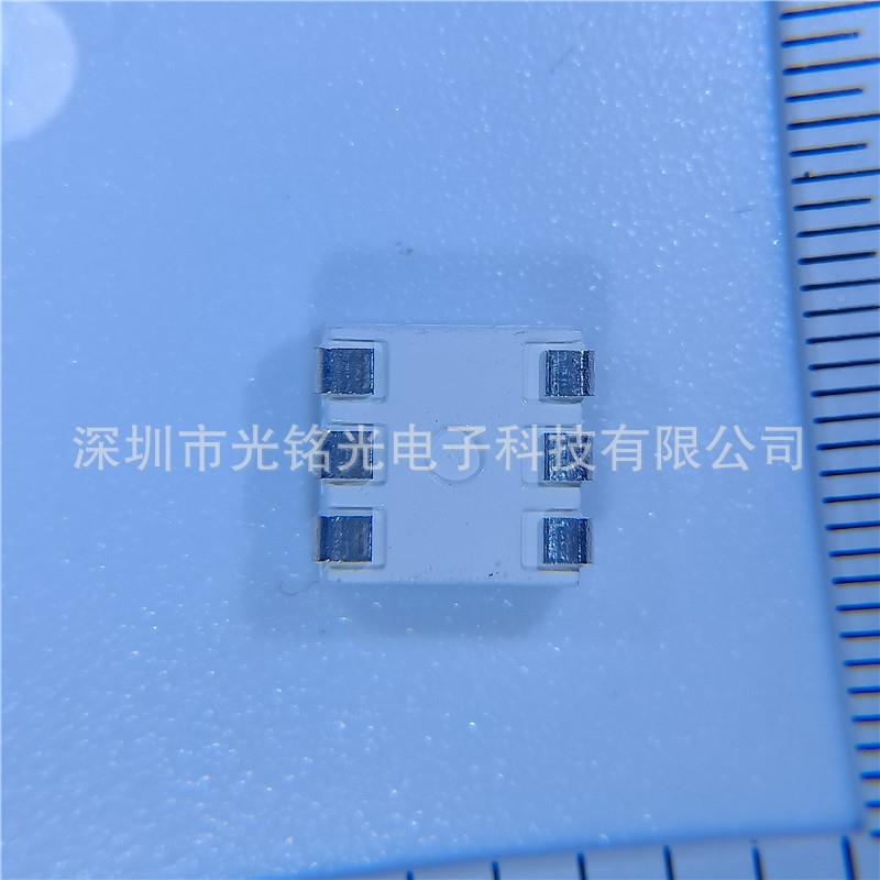 厂家050正白暖白5冷白暖白双色温6脚5054正白灯条专用贴片灯发光