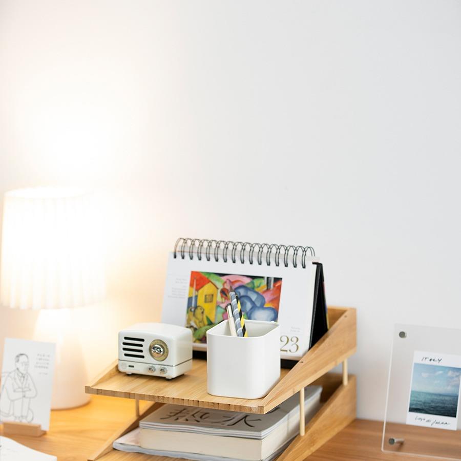 WZ010603BZ盒4纸文A件夹收纳办公桌桌面置物架三7层书本资料盒简