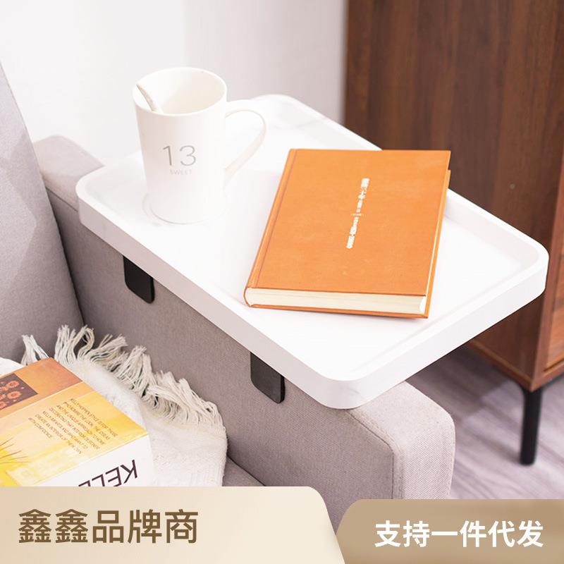 家用沙发扶几手实用客厅木边几移动式茶边几茶台纹石纹可UGC方形