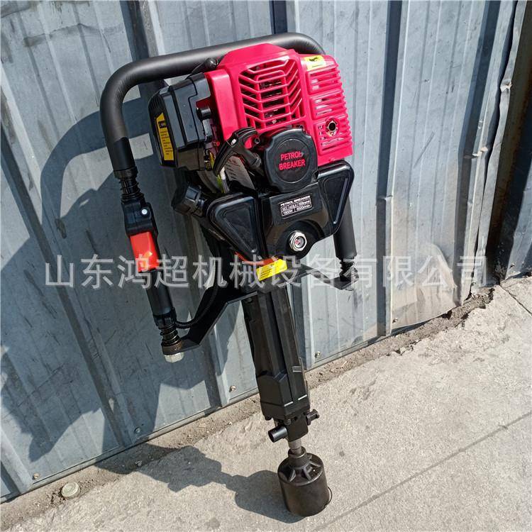 桩手持式油打桩机两810冲程汽压机钢筋方管植桩机