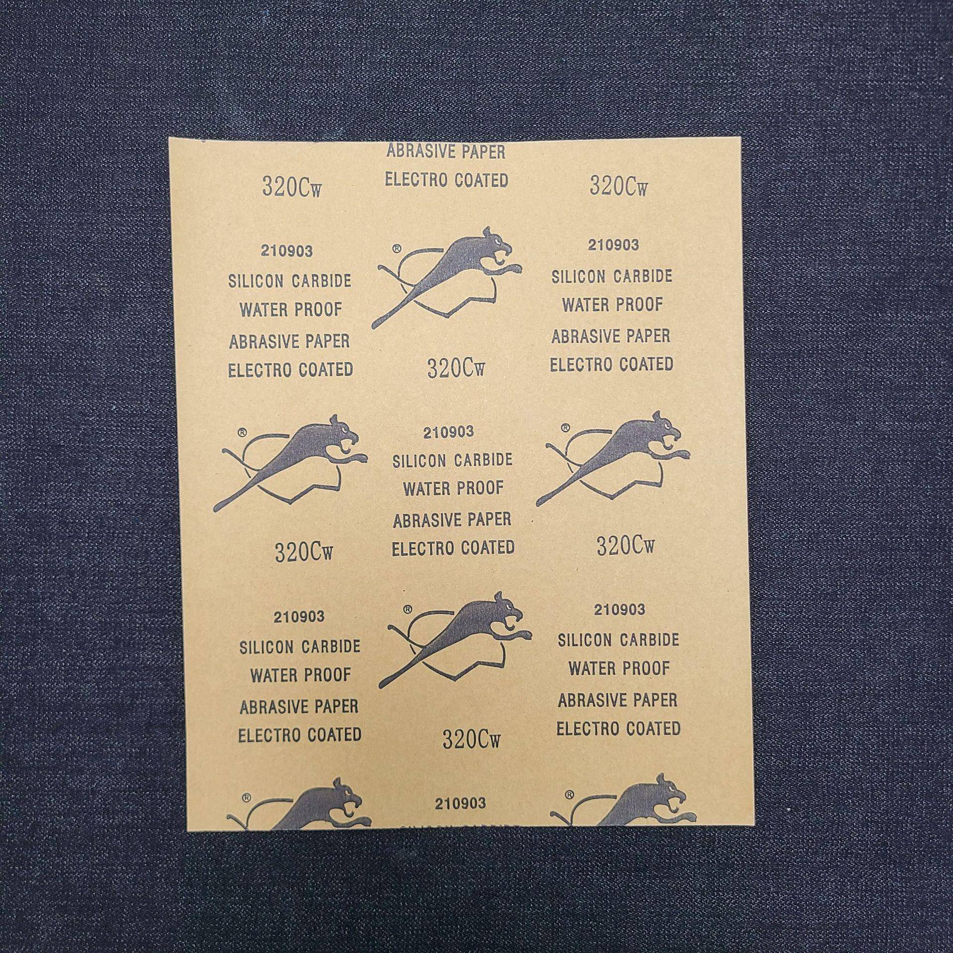 豹牌砂纸猎豹砂抛纸干磨LMC砂纸1金-202000#油漆打磨木工去毛刺属