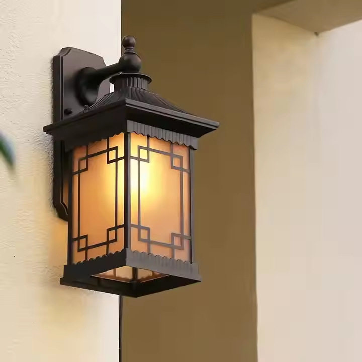 花园户外灯庭院灯跨境led复古户外壁灯墙灯民宿民谣外墙led壁灯