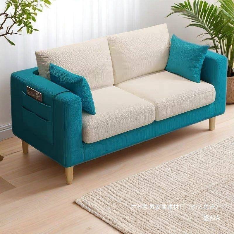 厂双人卧简易办公沙发室出SDQ租网红三人服装店小家户型沙发房屋