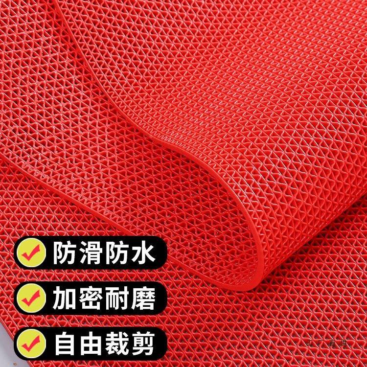 pvc防F5M68H99滑地垫浴室厕滑所厨防水塑料户外商间用地毯地胶卫