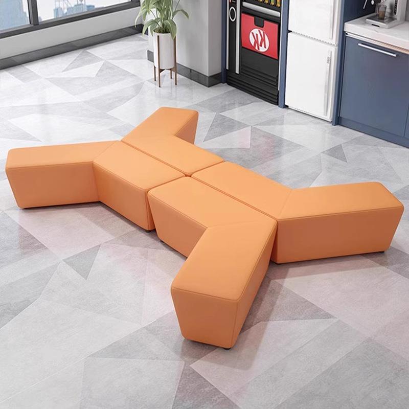 公洽谈酒店大厅办商务办公接客厅会客休息待区等候室皮艺沙发SF12