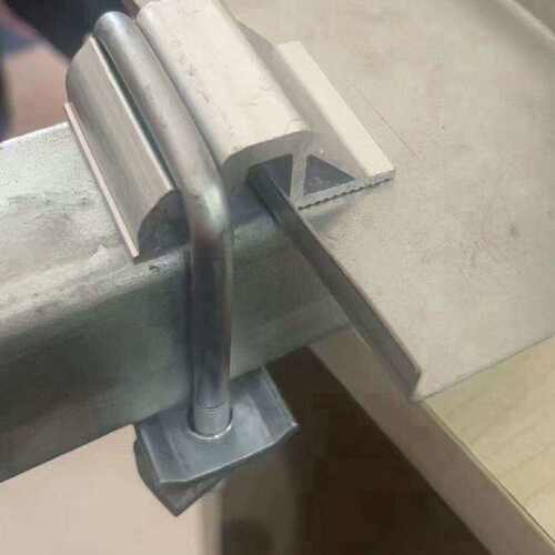 专用光伏新型压板盘龙压块太阳能槽压板M水槽托架楔形夹