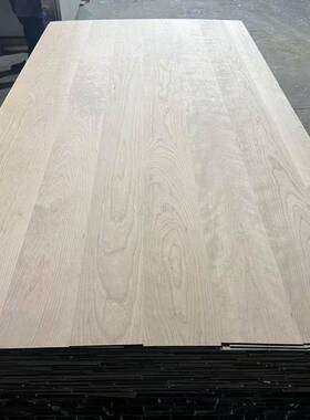 A级别实木拼北美红樱桃木直拼板板板家WNH装衣A柜桌面木樱桃木拼