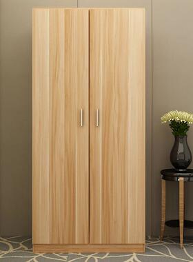 简衣柜现代简RZP经济易衣柜实木板式约卧柜室四门衣二门衣柜