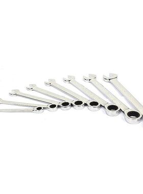 钢盾S0套1抛86018件精光棘两用快扳（塑盒637）手动开扳手套装双