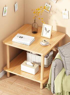 边几简约小茶几床头置物架用易桌沙发角几家小桌子卧室迷你方NNH
