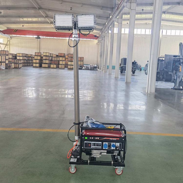 动明急照明灯自动升降泛光工作灯BSC夜间施工应照移车汽油发电机