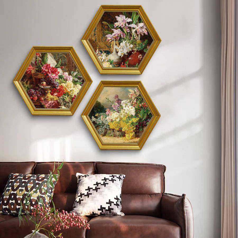 欧式复法植物卉花装饰画美式式W12客厅沙发背景餐边柜壁古挂画玄,家居饰品,现代装饰画,淘宝优惠券,粉丝福利购,淘宝优惠卷