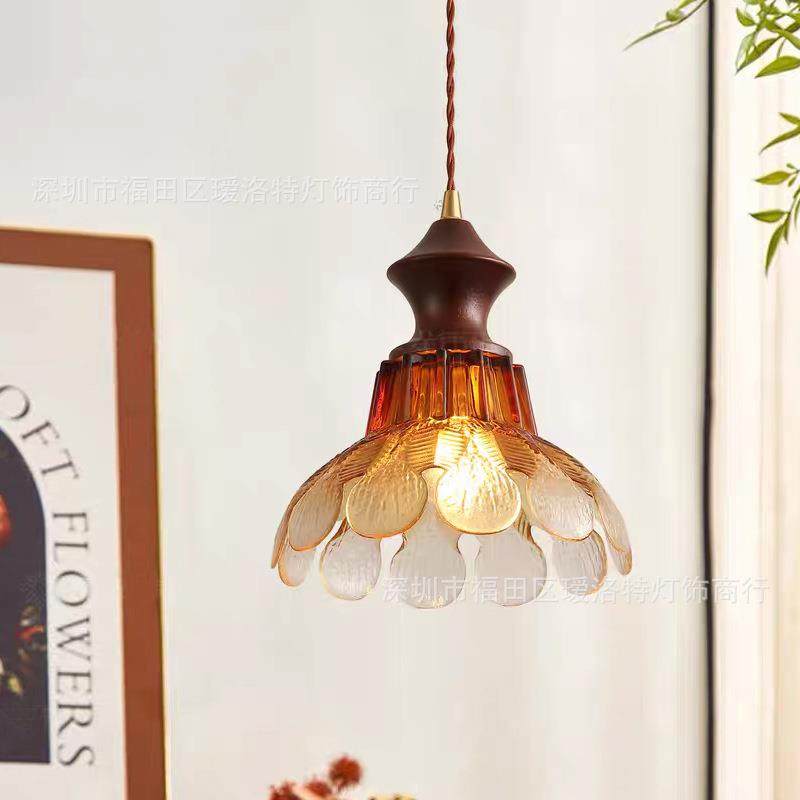 日4848式复古餐厅吊灯三头简胡木吧台饭厅桃餐灯桌中约古诧寂风小,家装灯饰光源,智能吊灯,淘宝优惠券,粉丝福利购,淘宝优惠卷