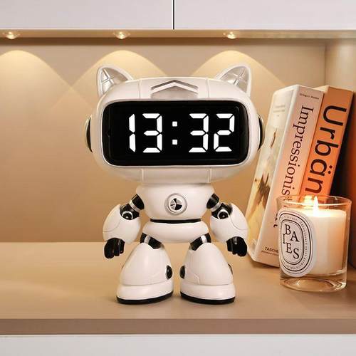 客厅卧室家用桌面台式钟表摆放式电子钟小闹钟时钟摆童