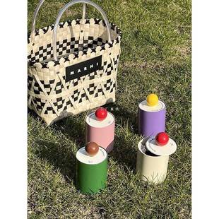 创意可爱棉签盒带盖家用铁艺牙签筒复古高颜值客厅桌面牙线收纳盒