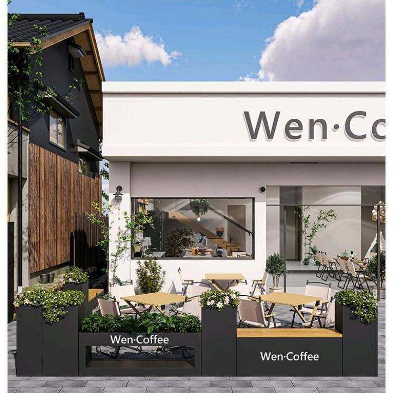 户外铁艺花箱广场室外坐凳座椅组合花坛种植槽隔断花架不锈钢庭院,纺织面料/辅料/配套,纺织机械配件,淘宝优惠券,粉丝福利购,淘宝优惠卷