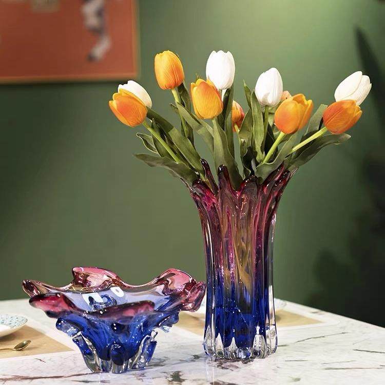 高货轻双拼色琉璃水培花瓶摆件客厅玄关电视柜家居装饰品摆设果盘,农用物资,其他肥料,淘宝优惠券,粉丝福利购,淘宝优惠卷