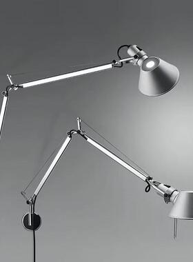 简约现代可调节办公室卧室床头书房酒店客房阅读LED折叠长臂壁灯