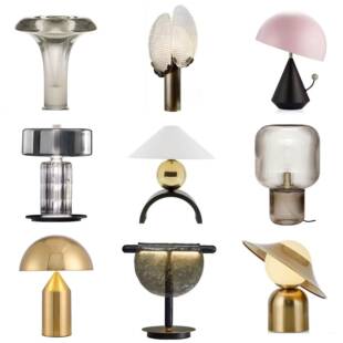 后现代设计师创意台灯北欧客厅卧室样板房浪漫简约轻奢装饰床头灯