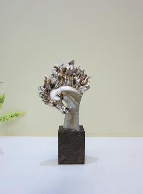 现代树脂工艺摆件简约时尚家居工艺品呼唤马头客厅装饰品55