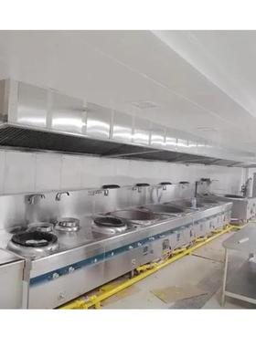 嘉定区厨房设备工程工厂学校食饭堂厨房设备不锈钢厨具炉灶水池