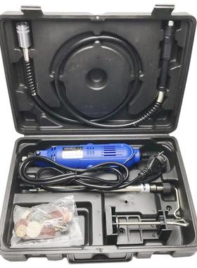 支架软轴电磨套装调速迷你电钻根雕钻孔抛光40PC手持雕刻机