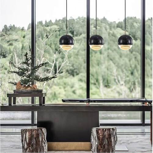 北欧后现代简约潮时尚大理石灯客厅沙发边几卧室床头餐厅吧台吊灯