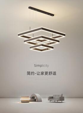 简约现代led吊灯创意餐厅灯卧室灯客厅灯设计师餐桌灯饭厅吧台灯