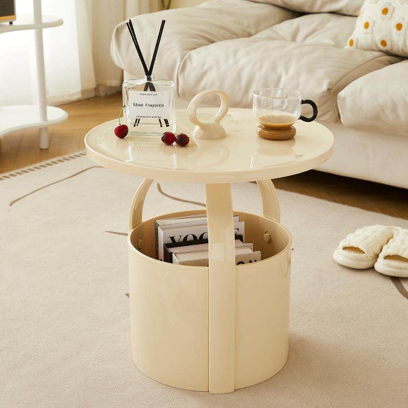 奶油风沙发边几北欧家用客厅手拎小茶几现代简约卧室储物圆型角几,畜牧/养殖物资,畜牧/养殖器械,淘宝优惠券,粉丝福利购,淘宝优惠卷