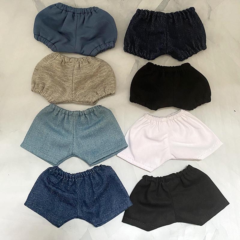 现货10cm20厘米棉花娃娃娃衣明星玩偶娃娃同款 牛仔裤子口袋休闲
