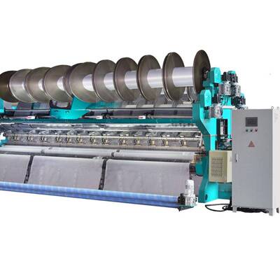 厂家直销供应高速单针床舌针渔网防尘网遮阳网捆草网编织经编机