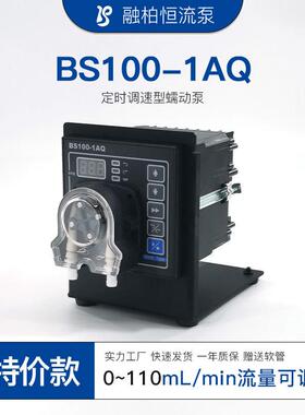 BS100-1AQ定时蠕动泵研磨机配套滴定泵化工制药高精度加药计量泵