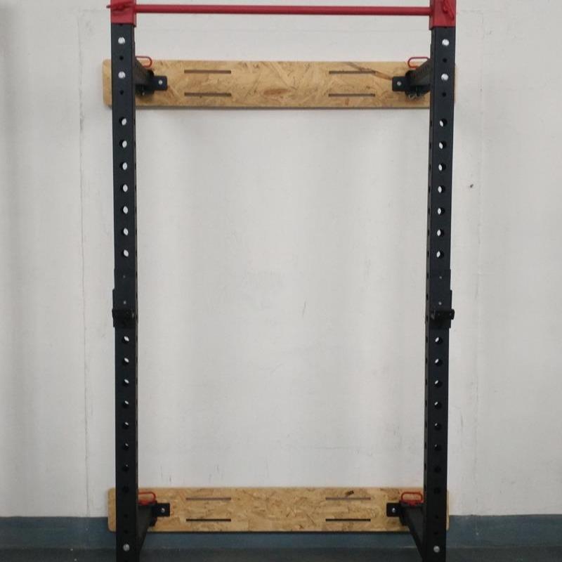 博引锐墙体折深蹲架墙体器叠材折叠深蹲架卧推架ETJ架体向斯上单