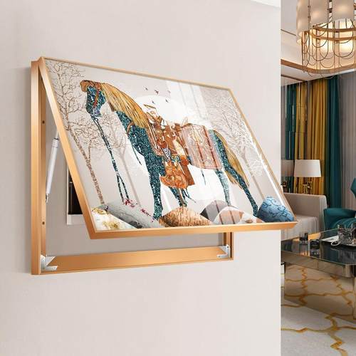 表箱箱装饰画BQYJ248B遮弱挡电闸箱免打孔创意电挂画配电箱轻奢开