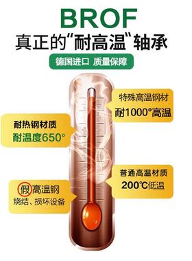 德国BRO炉F进口高6210轴承耐温60QYA0度高载荷6210zz润窑专用轴滑