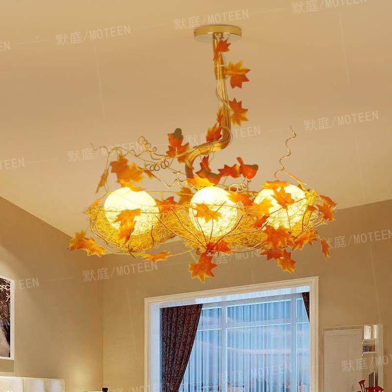 温馨LED室吸饰顶灯个性卧鸟道巢餐厅灯阳台灯创192意鸟窝玄关过灯,家装灯饰光源,客厅吸顶灯,淘宝优惠券,粉丝福利购,淘宝优惠卷